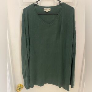 🫒 Ava & Viv Olive Green V-Neck Sweater 🫒